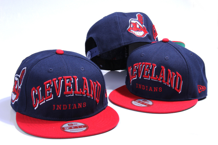 MLB Cleveland Indians NE Snapback Hat #13
